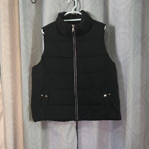 Tommy Hilfiger Black Quilted Vest